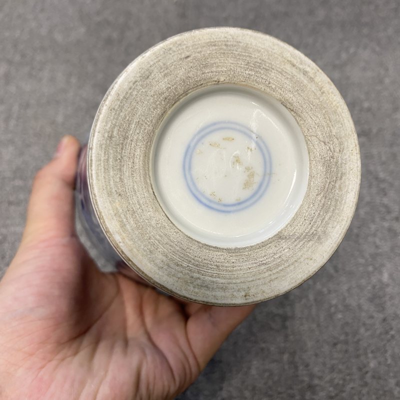 清晚期 青花缠枝莲纹梅瓶 - 图11