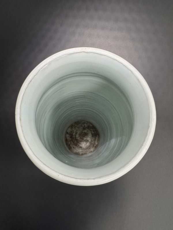 明崇祯 青花通景瓶花清供图筒瓶 - 图15