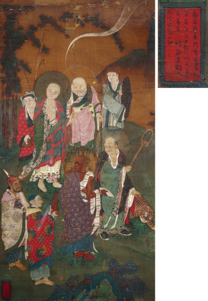 明崇祯 水陆佛像画