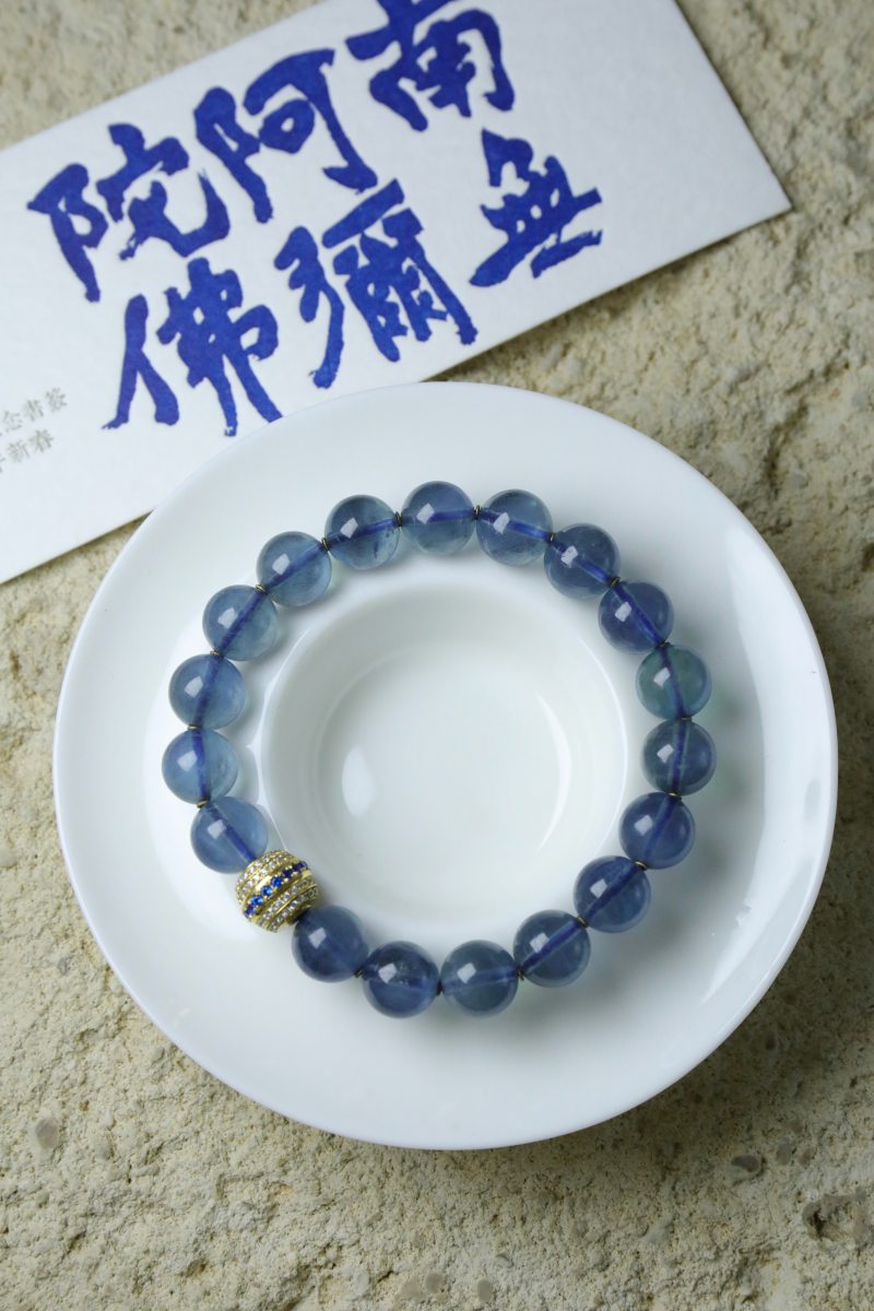 10mm海蓝宝手串 - 图1