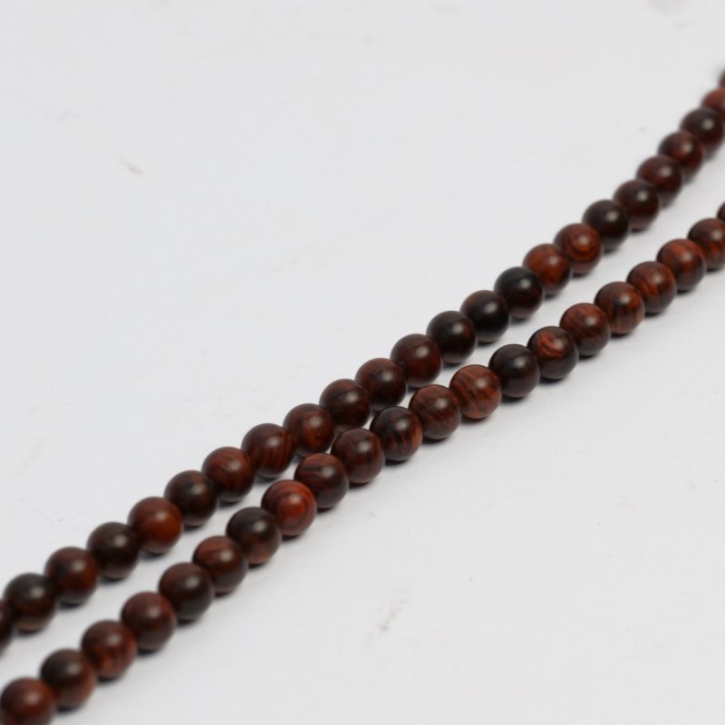 8mm 海南黄花梨108颗圆珠手串 - 图5