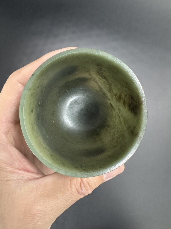 清乾隆 碧玉铃铛杯 - 图6