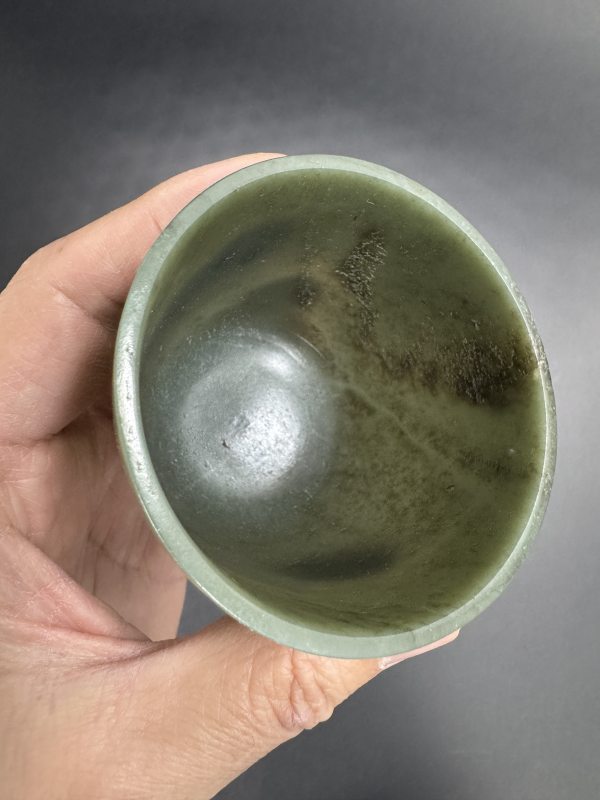 清乾隆 碧玉铃铛杯 - 图7
