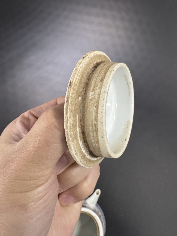 清光绪 青花矾红彩龙凤纹壶 - 图9