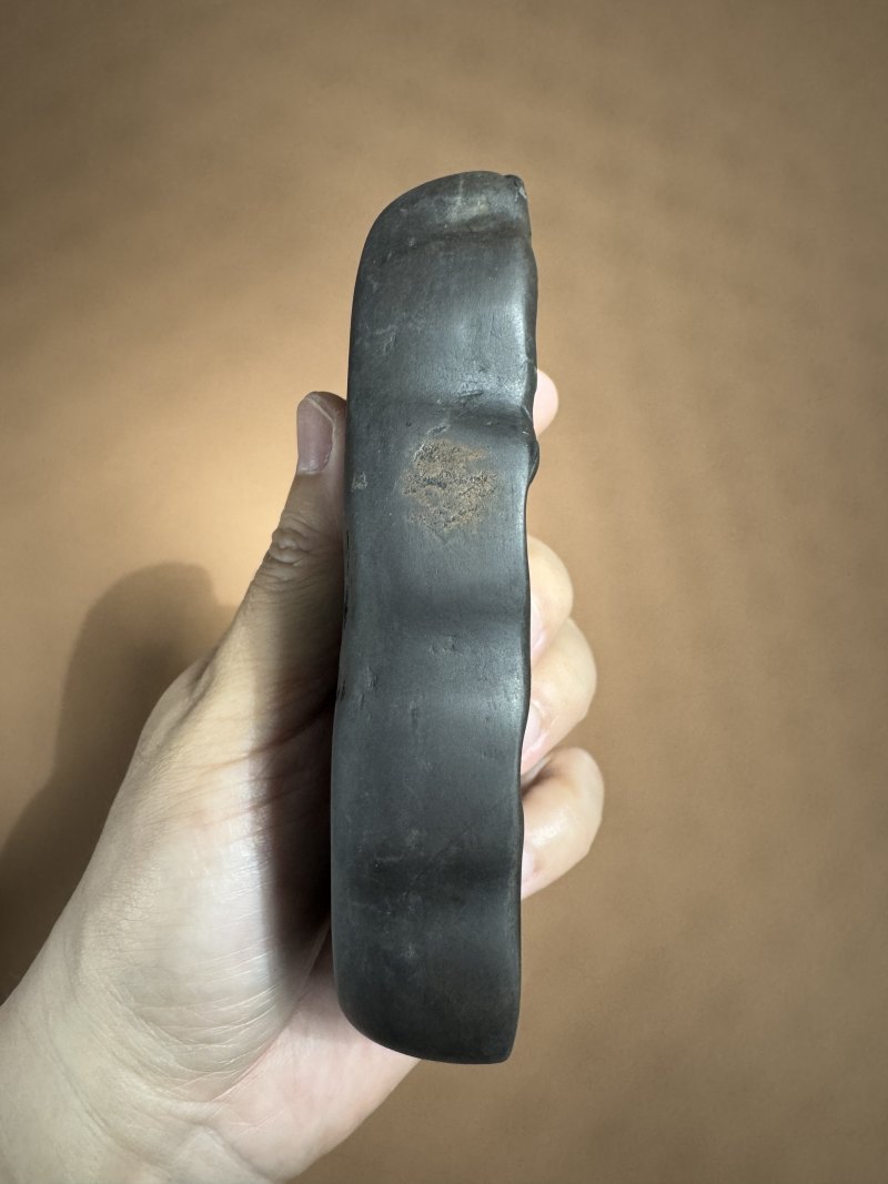 清 端石雕荷叶、瓜瓞砚共两方 - 图10