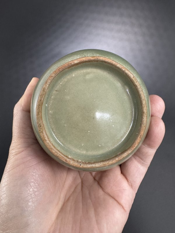 明 龙泉窑青釉双兽耳瓶共两件 - 图9