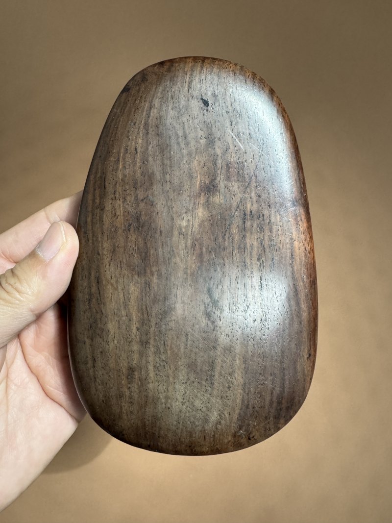 清 端石雕荷叶、瓜瓞砚共两方 - 图12