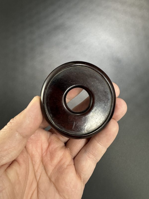 清康熙 孔雀蓝釉小蒜头瓶 - 图10