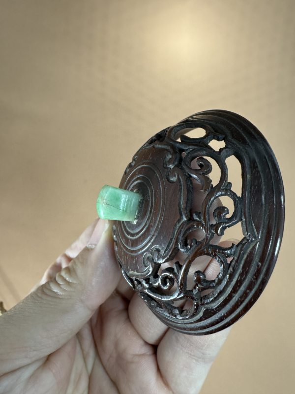 清早期 铜鎏金开光浮雕花鸟鼎式炉 - 图10