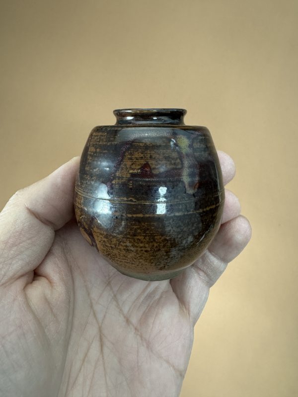 明 酱釉茶入 - 图3