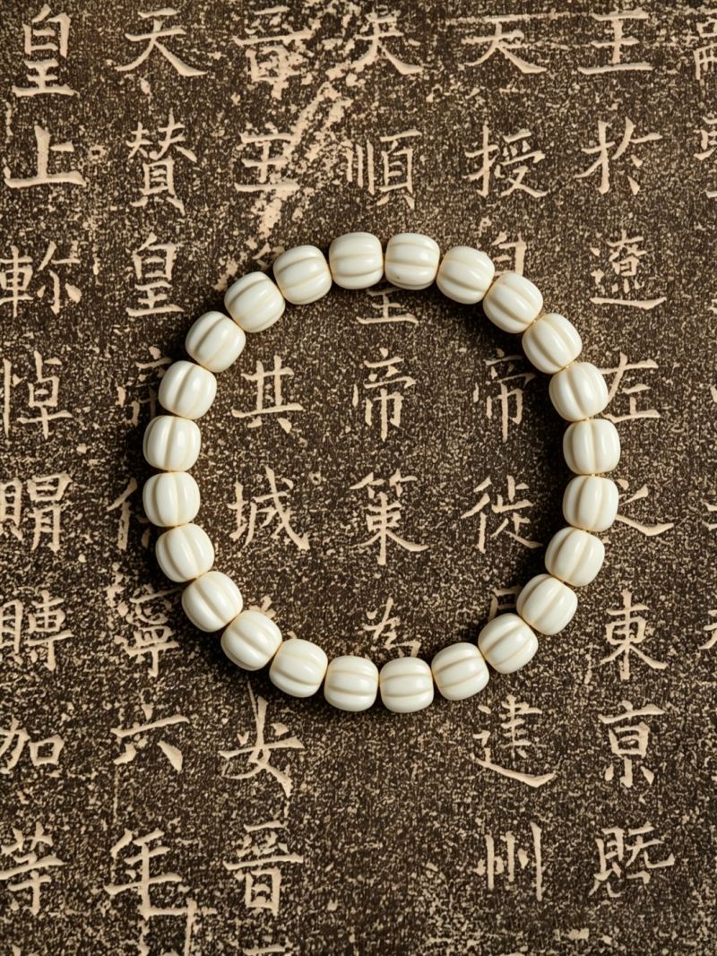 8mm 鹿角南瓜珠24颗手串 - 图5