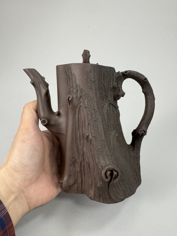 现代 范洪泉制高松桩壶 - 图3