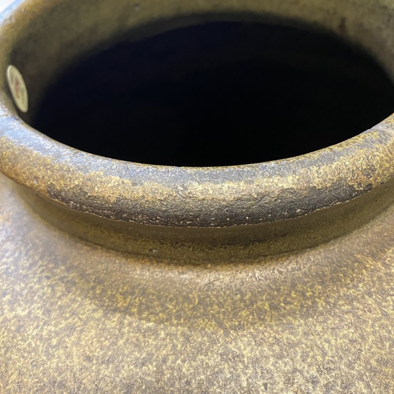 明代 茶叶末釉大缸 - 图10
