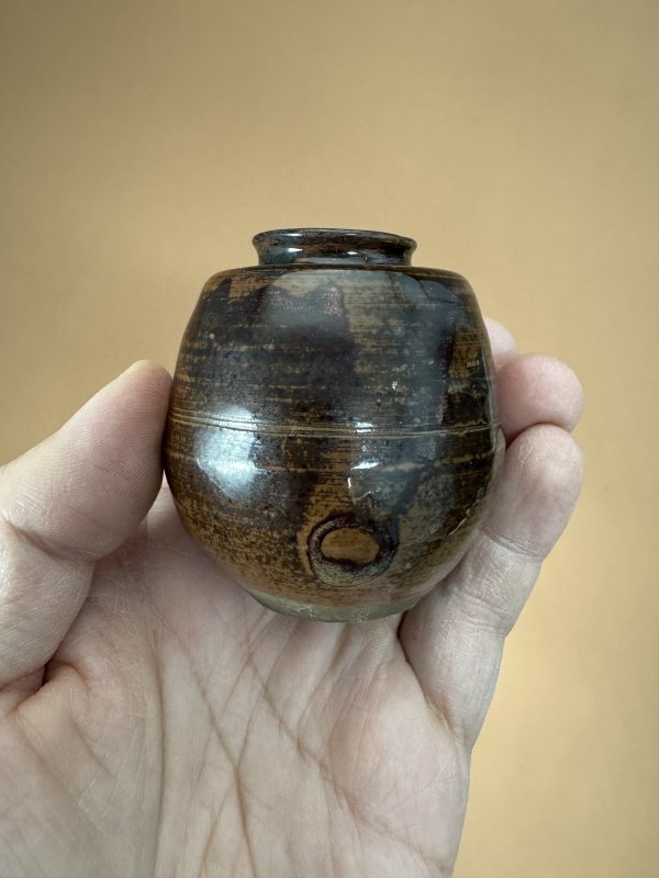 明 酱釉茶入 - 图4