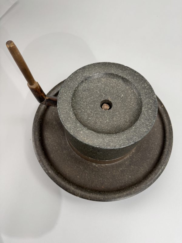明 青石雕石碾茶具 - 图6