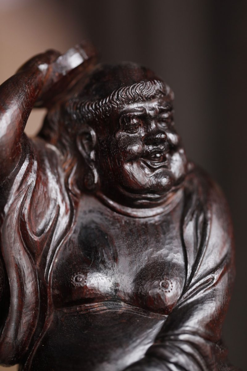 印度小叶紫檀刘海戏金蟾摆件 - 图7
