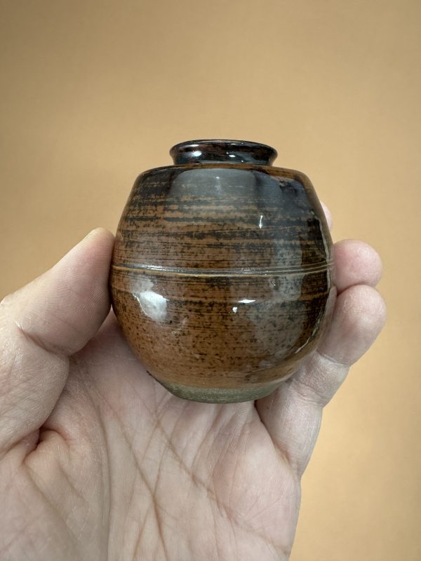 明 酱釉茶入 - 图5