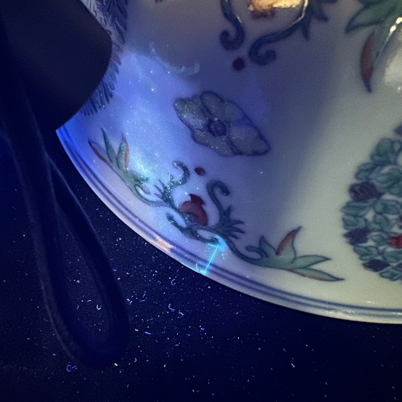 清乾隆 斗彩团菊纹碗 - 图10