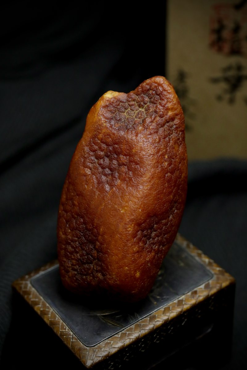 全皮原石蜜蜡手把件 - 图3