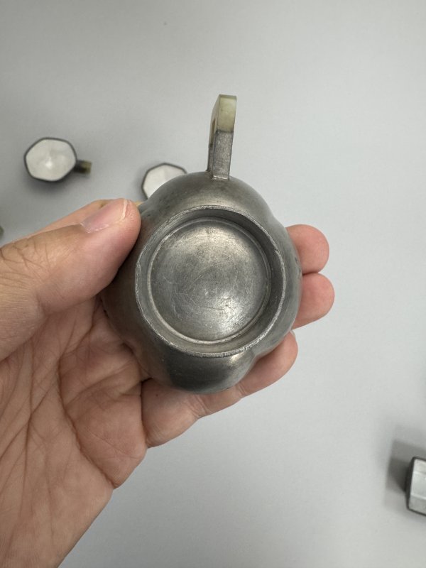 清 竹香刻锡制各式杯10只 - 图22