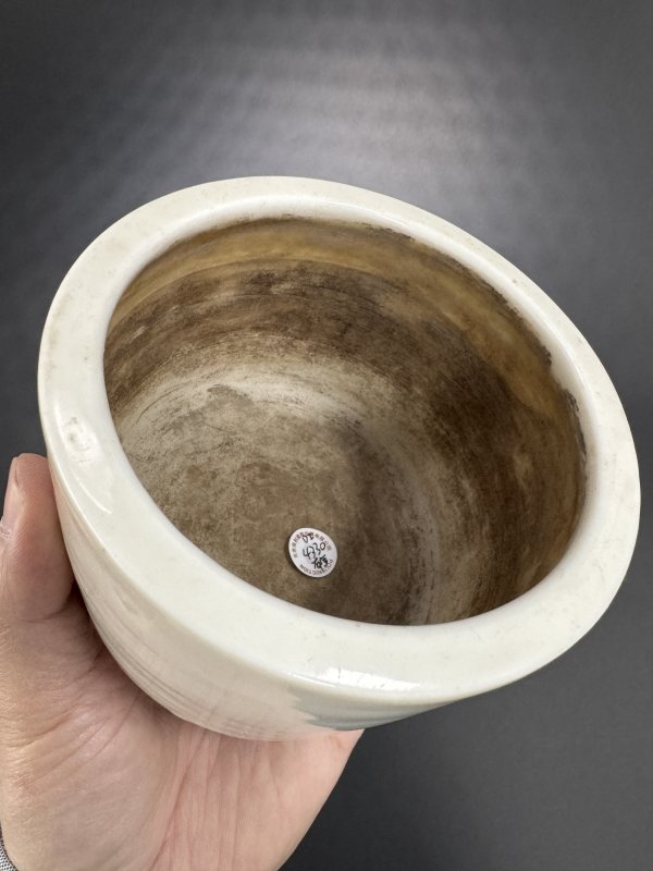 明末清初 德化窑白釉筒式炉 - 图9