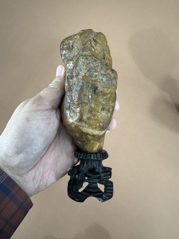 清 黄蜡石、文石等一组五件 - 图4