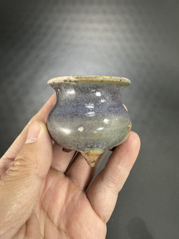 明 钧窑小琴炉两件 - 图5