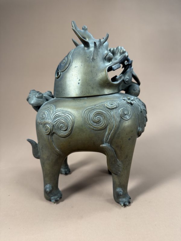 清早期 铜甪端香薰 - 图6