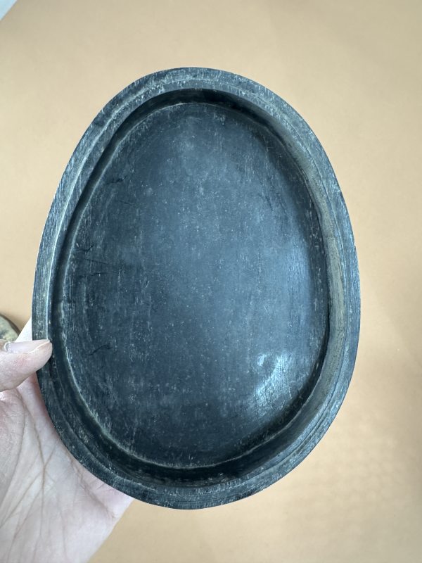清 端方款祥云纹端石砚 - 图9