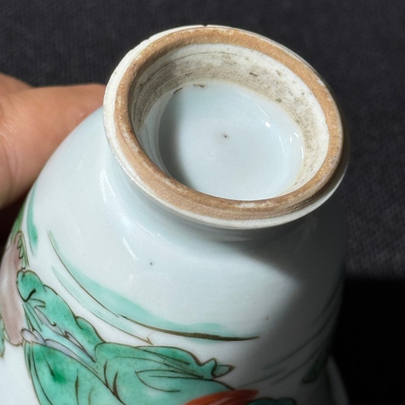 清康熙 五彩太白醉酒图铃铛杯 - 图10