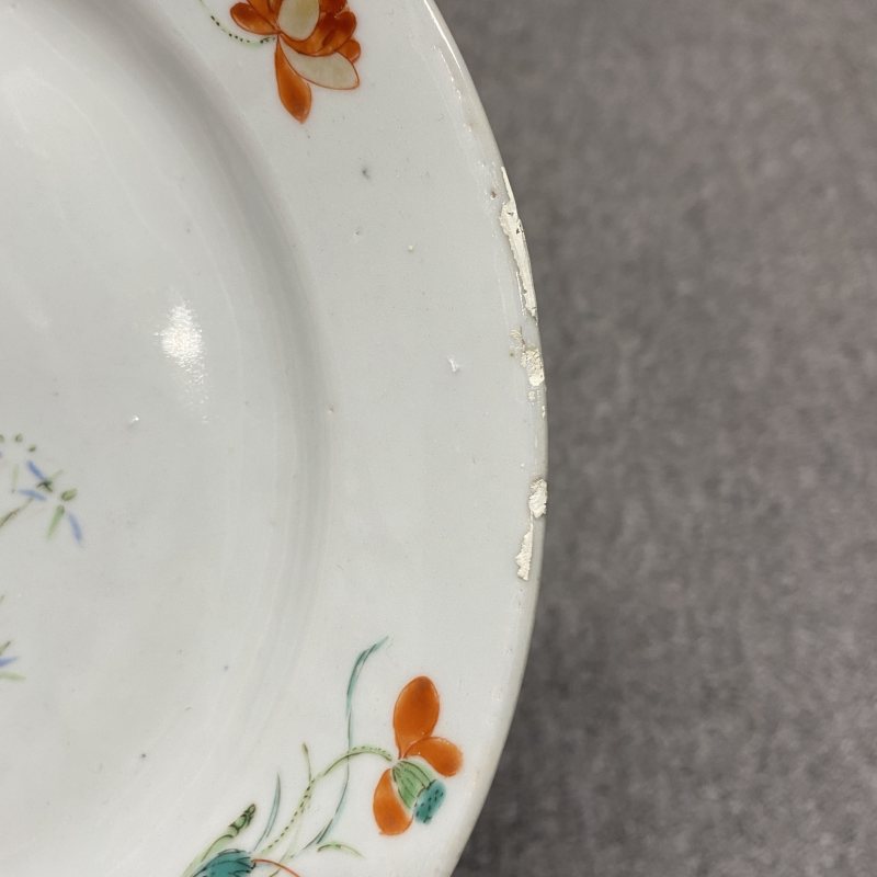 清乾隆 粉彩花卉纹盘 - 图8