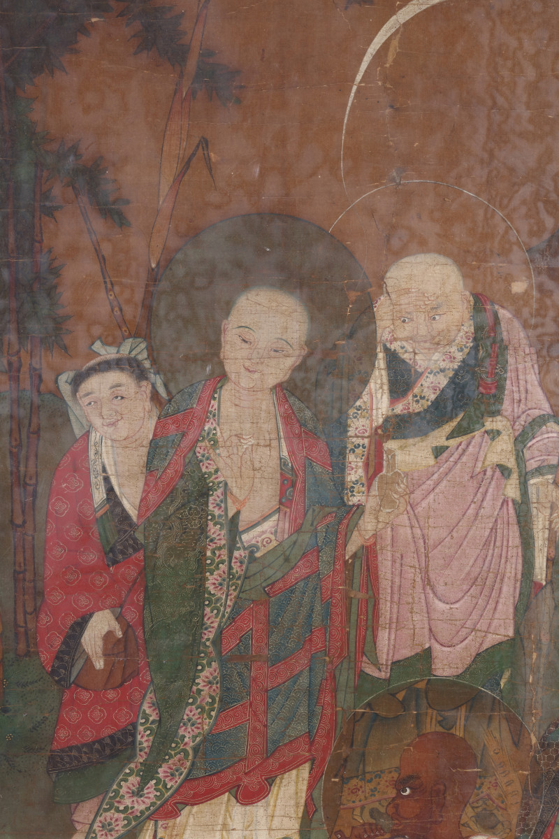 明崇祯 水陆佛像画 - 图5