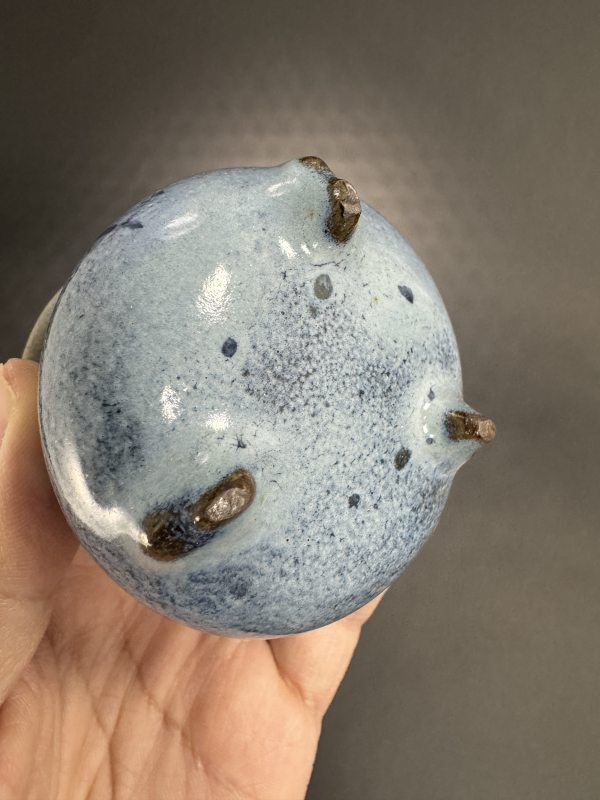 明 钧窑蓝釉香炉 - 图9