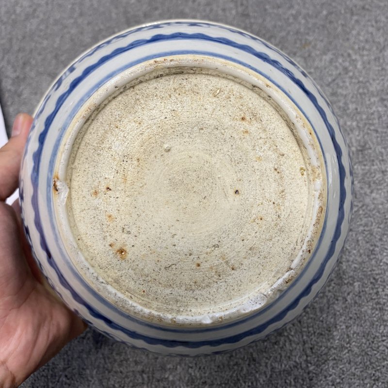 清晚期 青花夔龙纹炉 - 图10