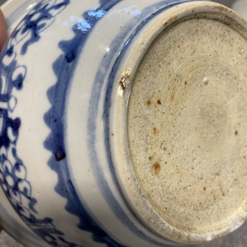 清晚期 青花夔龙纹炉 - 图11