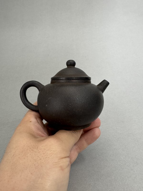 清 东石款铺砂具轮珠壶 - 图5