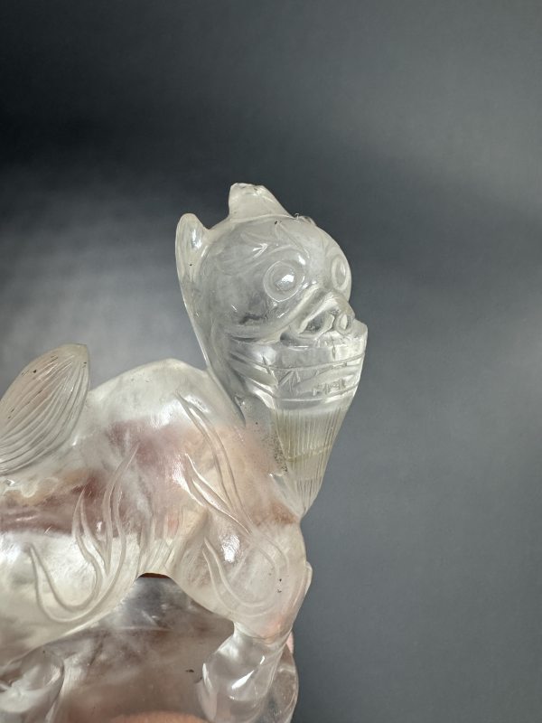 明 水晶雕麒麟钮章料 - 图5