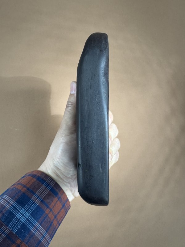 清 孙诒让款松树端石砚、潜研堂款端石平板砚两方 - 图6