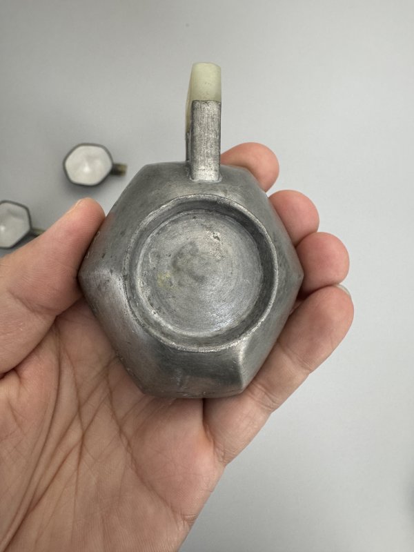 清 竹香刻锡制各式杯10只 - 图32