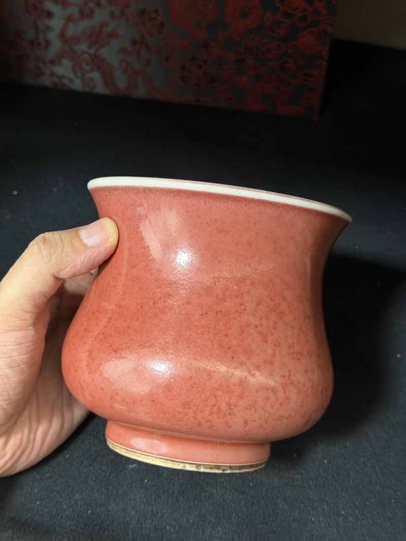 清康熙 郎窑红釉罗汉炉 - 图4