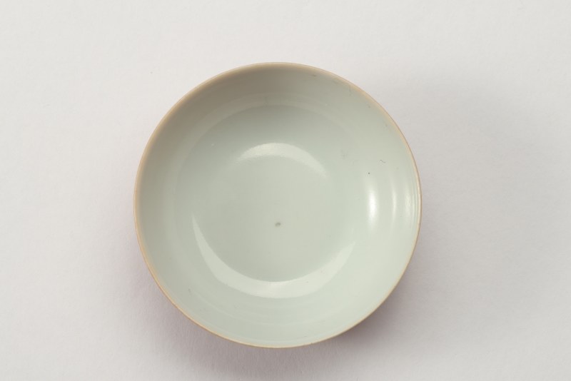 清康熙 矾红茶圆 - 图5