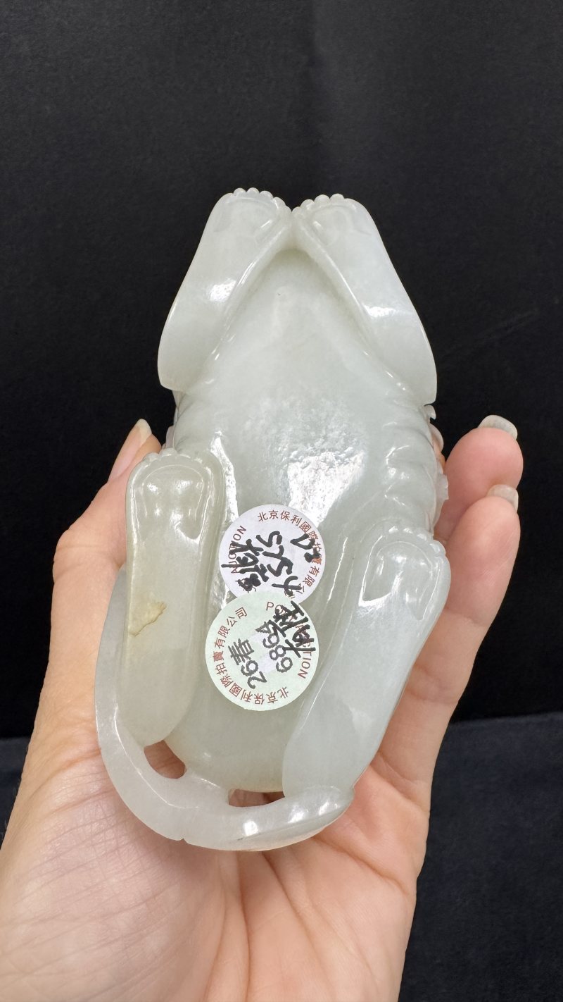清乾隆 白玉雕瑞兽 - 图6