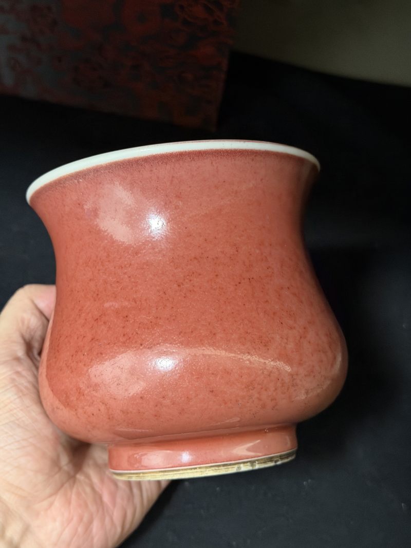 清康熙 郎窑红釉罗汉炉 - 图7