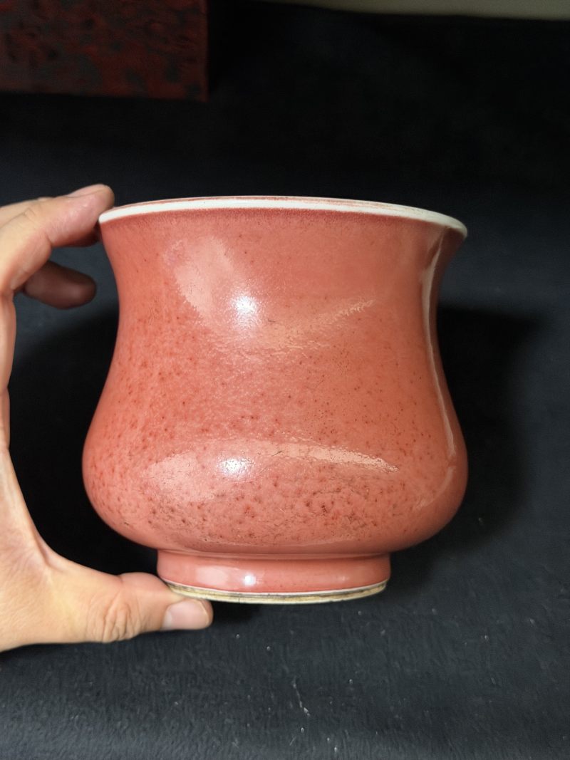 清康熙 郎窑红釉罗汉炉 - 图8
