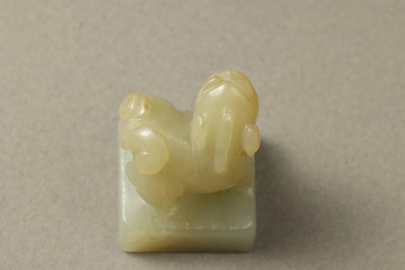 清早期 玉雕兽钮小印章 - 图8