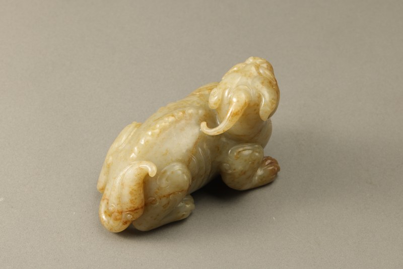 明 青白玉瑞兽 - 图5