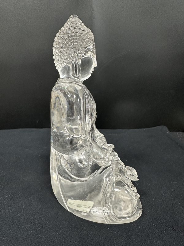 清中期 水晶雕药师佛坐像 - 图12