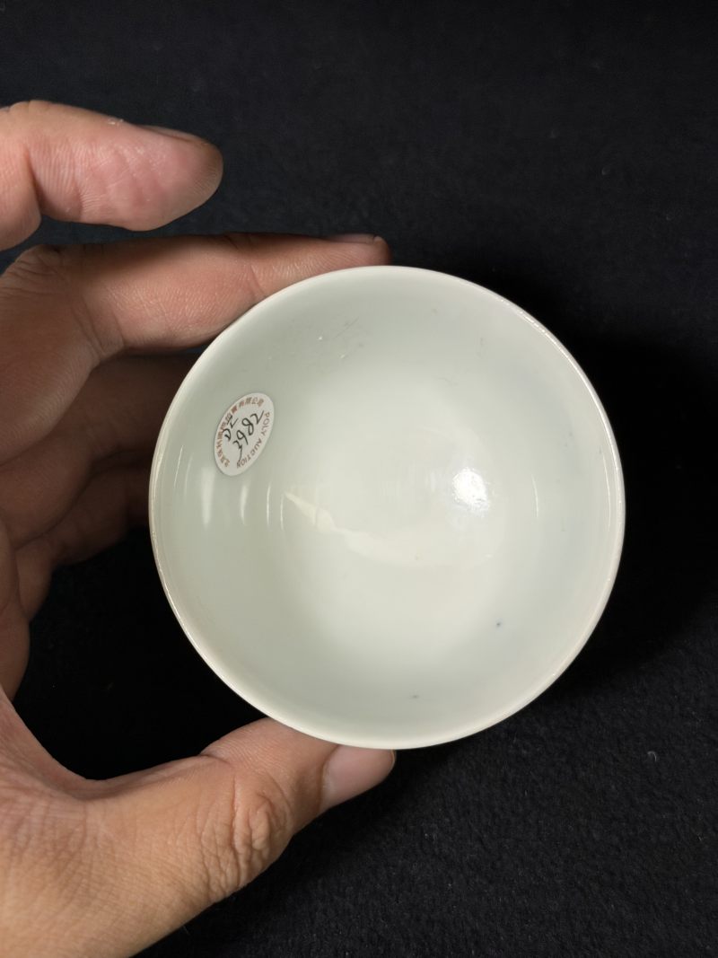 清道光 仿成窑斗彩灵芝杯 - 图7