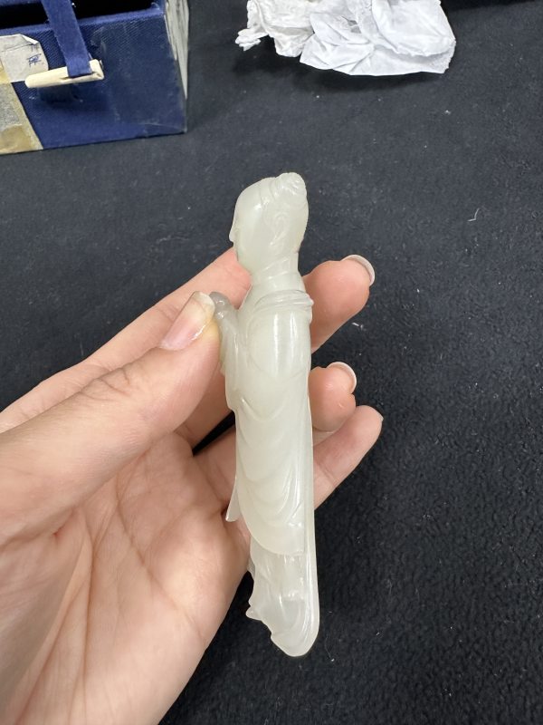 明 白玉仙童一对 - 图8