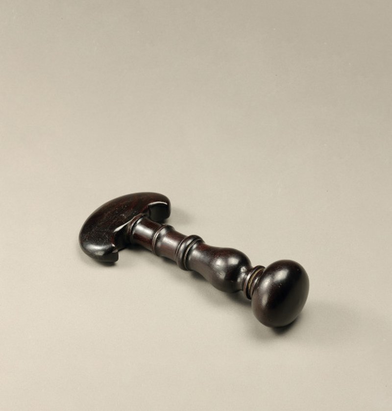 清 紫檀木法器 - 图1